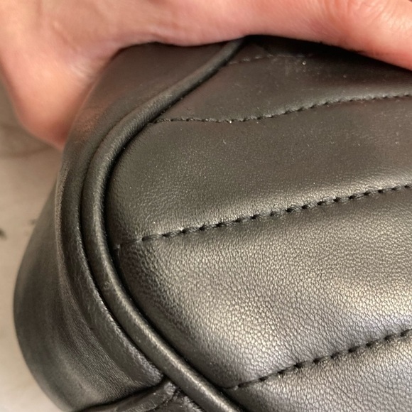 Tory Burch black leather quilted Alexa crossbody camera bag - Picture 10 of 11